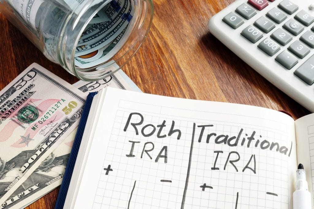 bigstock-Roth-Ira-Vs-Traditional-Ira-Wr-277133656